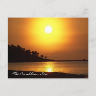 Riviera Maya Mexiko Karibisches Meer in der Morgen Postkarte