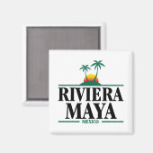 Riviera Maya Mexiko Magnet (Vorderseite/Rückseite)