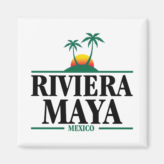 Riviera Maya Mexiko Magnet (Vorne)