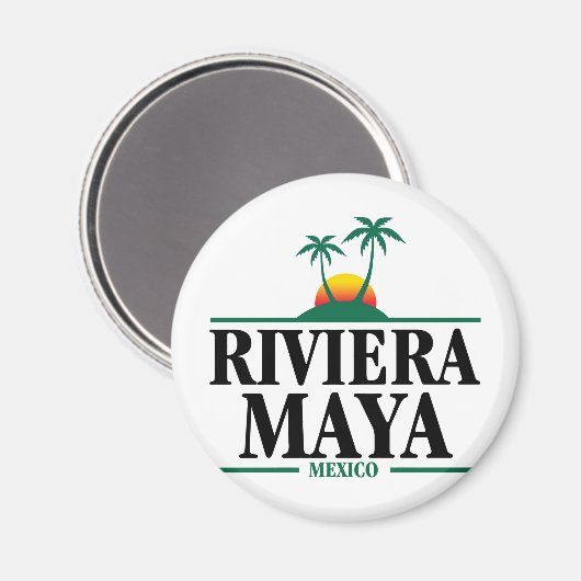 Riviera Maya Mexiko Magnet (Vorderseite/Rückseite)
