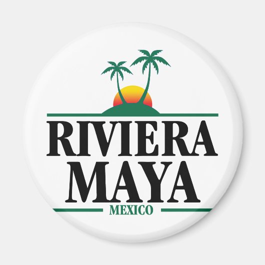 Riviera Maya Mexiko Magnet (Vorne)