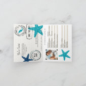 Riviera Maya Mexiko mit Starfish | Pass Einladung (Innenseite)