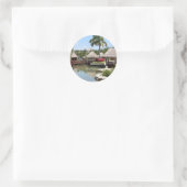 Riviera Maya, Mexiko Runder Aufkleber (Tasche)