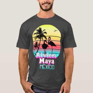 Riviera Maya Mexiko Tropischer Urlaub Sommer T-Shirt