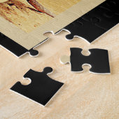 Riviera Maya Palm Tree Vintage Travel Puzzle (Seite)