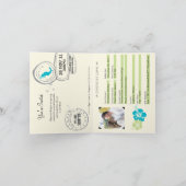 Riviera Maya Passport Hochzeit Einladung (Innenseite)