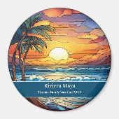 Riviera Maya Strandurlaub Magnet (Vorne)