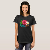 Riviera Maya Vacation Mexico Tropical Hibiscus Flo T-Shirt (Vorne ganz)