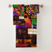 Riviera Neon Lights Las Vegas Badhandtuch Set (Insitu)