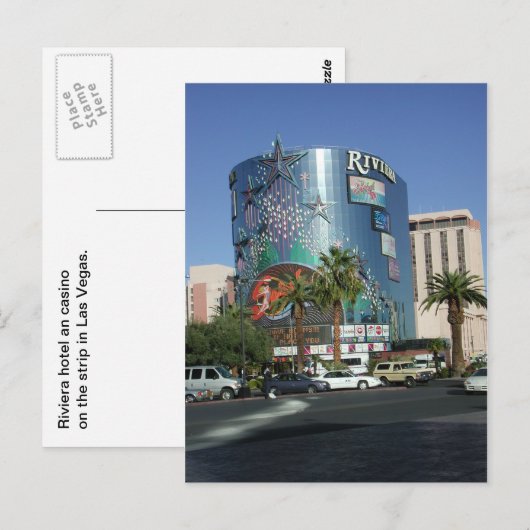 Riviera Postkarte (Vorne/Hinten)