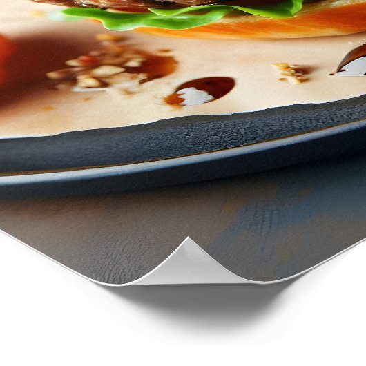 Riviera Rhapsody Burger Poster (Ecke)