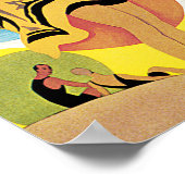 Riviera Strände ~ Monte Carlo Poster (Ecke)