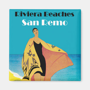 Riviera Strände ~ San Remo Magnet