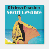 Riviera Strände ~ Sestri Levante Magnet (Vorne)