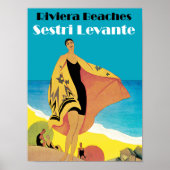 Riviera Strände ~ Sestri Levante Poster (Vorne)