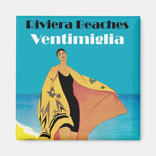 Riviera Strände ~ Ventimiglia Magnet (Vorne)