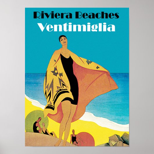 Riviera Strände ~ Ventimiglia Poster (Vorne)