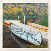 Rivière Jacques-Cartier | Rabaskas Dock Glasuntersetzer (Vorderseite)