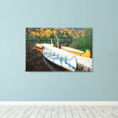 Rivière Jacques-Cartier | Rabaskas Dock Leinwanddruck (Insitu (Holzboden))