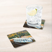 Rivière Jacques-Cartier | Rabaskas Dock Rechteckiger Pappuntersetzer (Vor Ort)