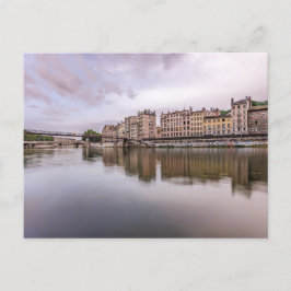 Rivière Saône in Lyon Frankreich Postcard Postkarte