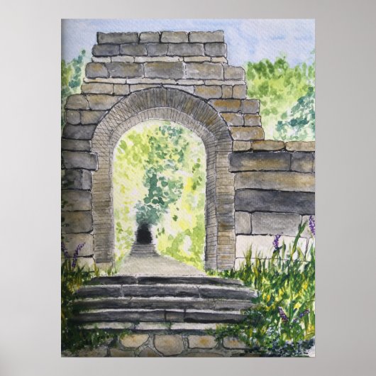 Rivington Gardens Archway Poster (Vorne)