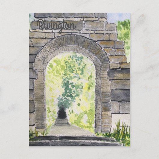 Rivington Gardens Archway Postkarte (Vorderseite)