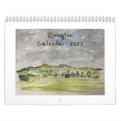 Rivington Lancashire 2023 Kalender Original Kunst (Titelbild)