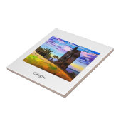 Rivington Pigeon Tower Leverhulmes Garden Horwich Fliese (Seite)