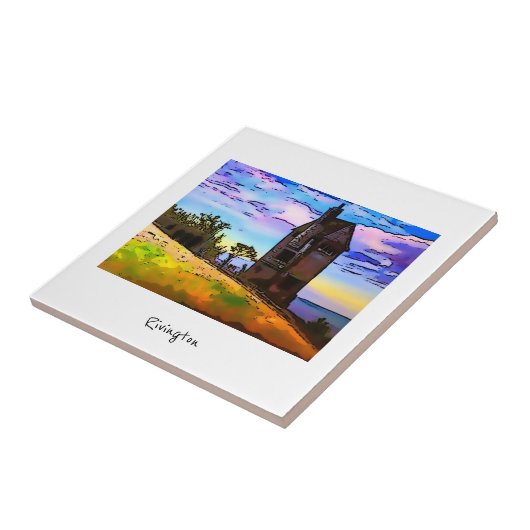 Rivington Pigeon Tower Leverhulmes Garden Horwich Fliese (Seite)