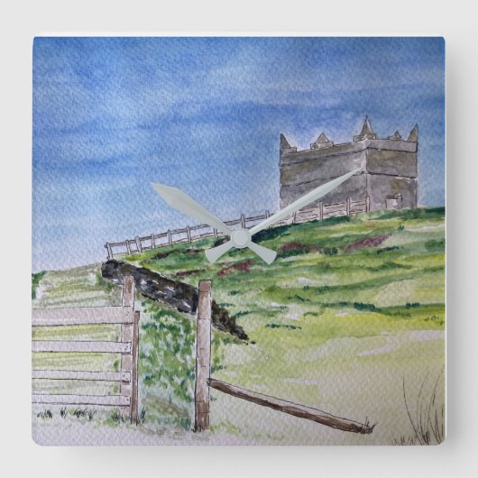 Rivington Pike Beacon   Quadratische Wanduhr (Vorderseite)