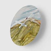 Rivington Pike Horwich Castle Runde Wanduhr (Winkel)