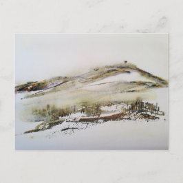 Rivington pike Horwich Watercolor Postkarte