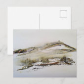 Rivington pike Horwich Watercolor Postkarte (Vorne/Hinten)