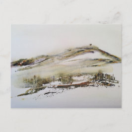 Rivington pike Horwich Watercolor Postkarte