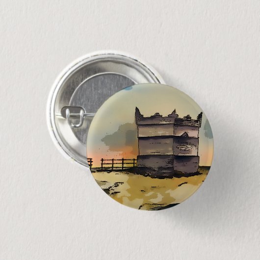 Rivington Pike Lookout Tower Button (Vorne & Hinten)