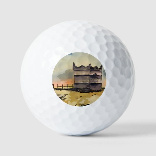 Rivington Pike Lookout Tower Golfball (Vorderseite)