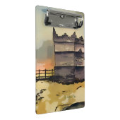 Rivington Pike Lookout Tower Mini Klemmbrett (Schrägansicht)