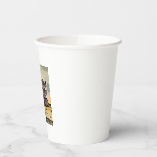 Rivington Pike Lookout Tower Pappbecher (Links)