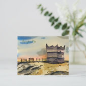 Rivington Pike Lookout Tower Postkarte (Stehend Vorderseite)