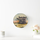 Rivington Pike Lookout Tower Runde Wanduhr (Zuhause)