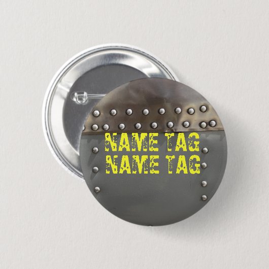 RIVITING NAMENSSCHILD BUTTON (Vorne & Hinten)