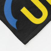 Rivne Ukraine National Flag Heart Emblem Crest Fleecedecke (Ecke)