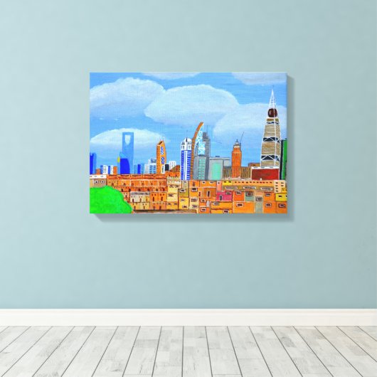 Riyadh Leinwand (Insitu (Holzboden))