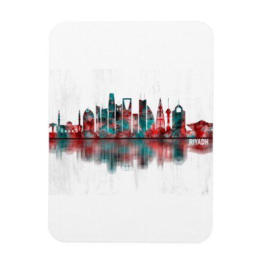 Riyadh Saudi Arabia Skyline Magnet (Vertikal)