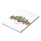 Riyadh Saudi Arabia Skyline Notizblock (Rotiert)