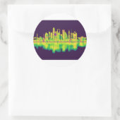 Riyadh Saudi Arabia Skyline Runder Aufkleber (Tasche)