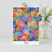 Riyadh Saudi Arabien Stadtkarte Dankeskarte (Stehend Vorderseite)