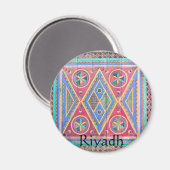 Riyadh Saudi Arabien Türdesign Magnet (Vorderseite/Rückseite)