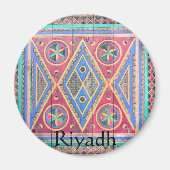 Riyadh Saudi Arabien Türdesign Magnet (Vorne)